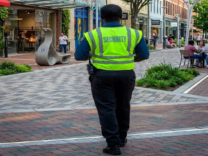 SIA licensed security officer on duty